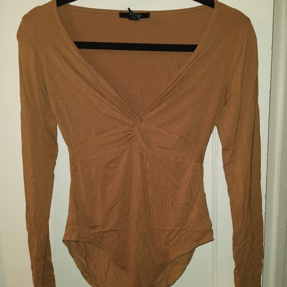 Forever 21/Short Jumpsuit/Medium/Cinnamon Brown/Earthy Tone